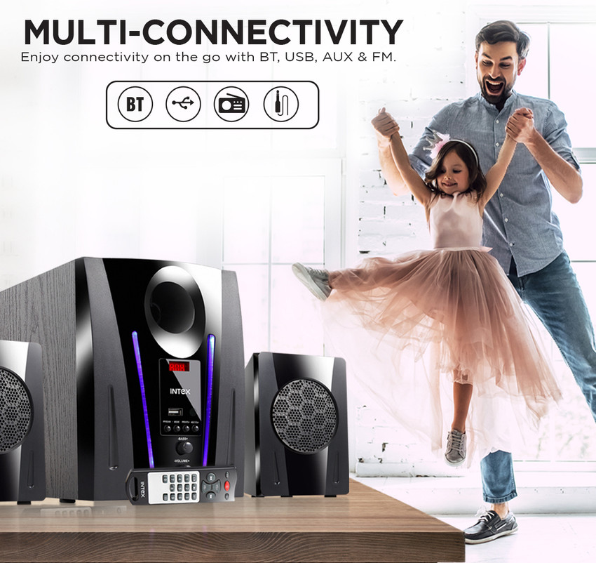 Buy Intex DIGI 2100 FMUB 2.1 40 W Bluetooth Home Theatre Online