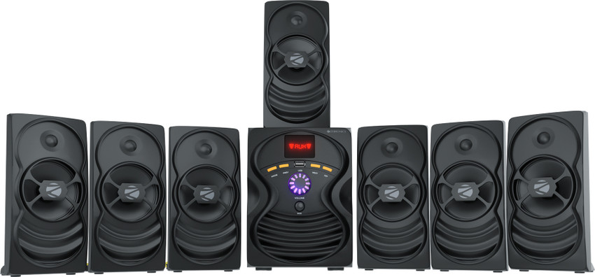 ZEBRONICS Zeb Omega 7 v5.0 USB AUX line input Volume Bass control 120 W Bluetooth Home Theatre