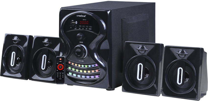 Buy KRISONS Rainbow 4.1 Home Theater Bluetooth Speaker With FM