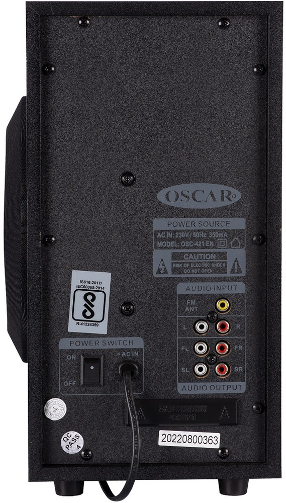 Buy OSCAR OSC 421 EN 70 W Bluetooth Home Theatre Online
