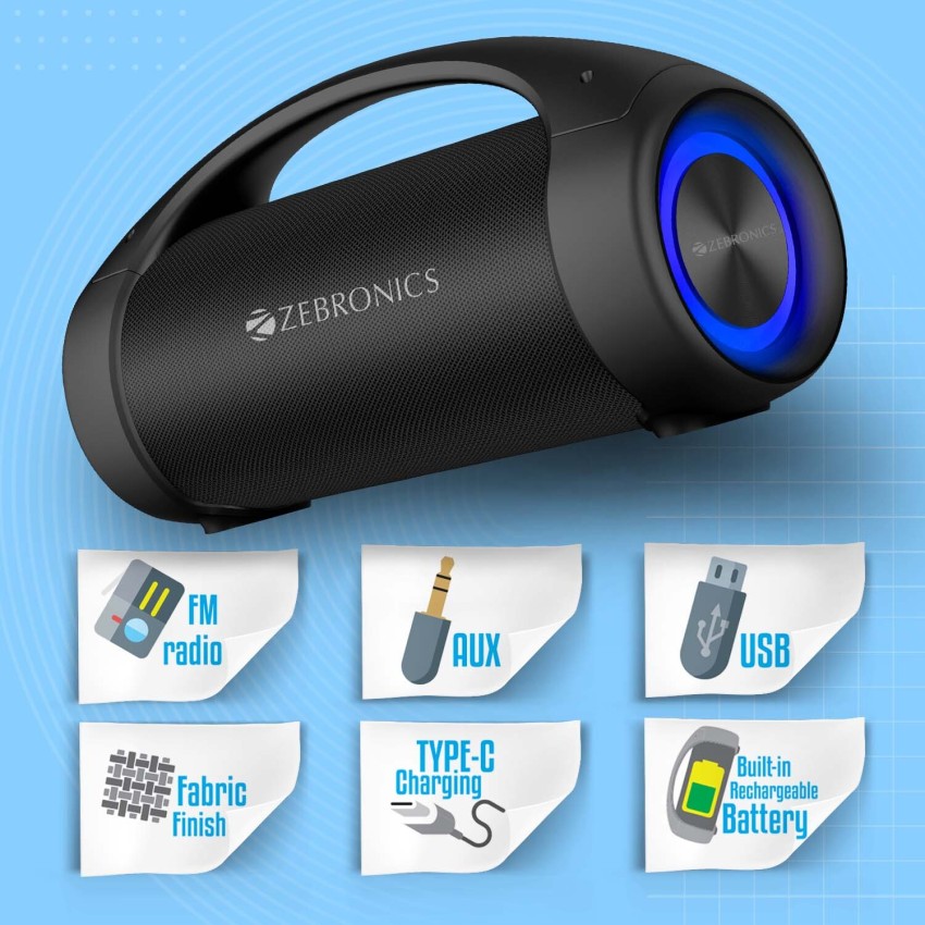 Zebronics atom bluetooth sales speaker