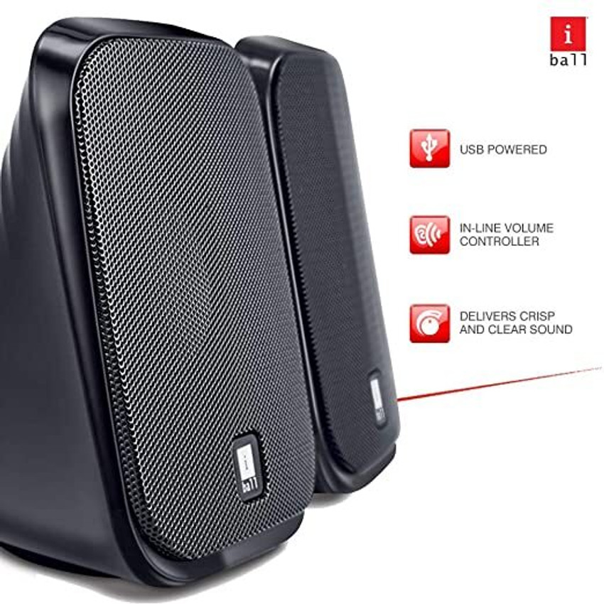 Buy iball Sound Wave 6 USB 2.0 Speaker 6 W Laptop Desktop Speaker