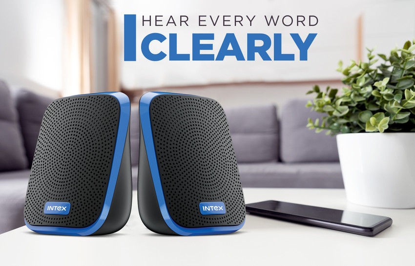 Intex desktop hot sale speakers