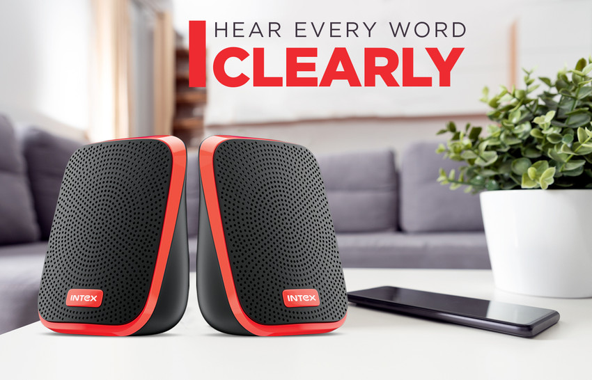 Intex desktop hot sale speakers
