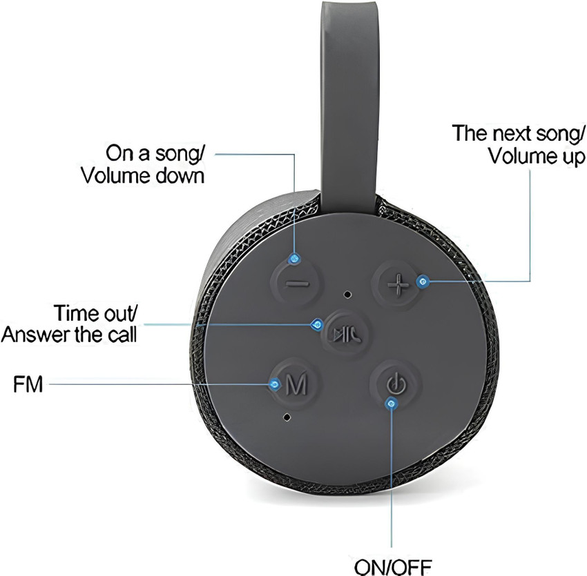 Buy WOOS TG 113 Wireless Speaker with Mic for Hands Free and