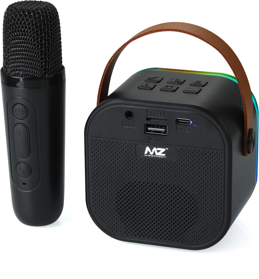 Bluetooth speaker with shop wireless microphone