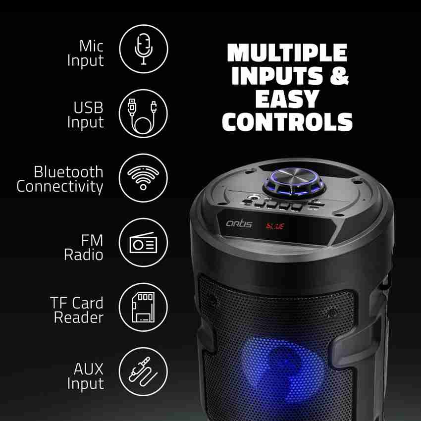 Buy artis MS301 Wireless Bluetooth Portable Party Speaker with RGB