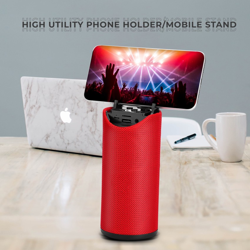 Buy webster Wireless Portable Bluetooth Speaker with Mobile Holder Stand BT  5.0/USB/SD/FM 10 W Bluetooth Speaker Online from