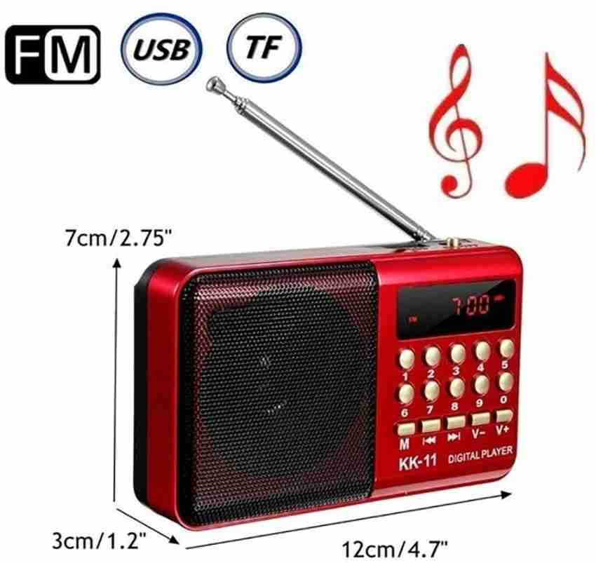 FM Radio Bluetooth Speaker Mini Radio, 43 OFF