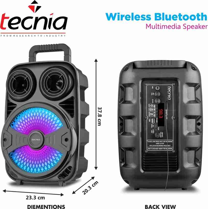 Tecnia hotsell bluetooth speaker