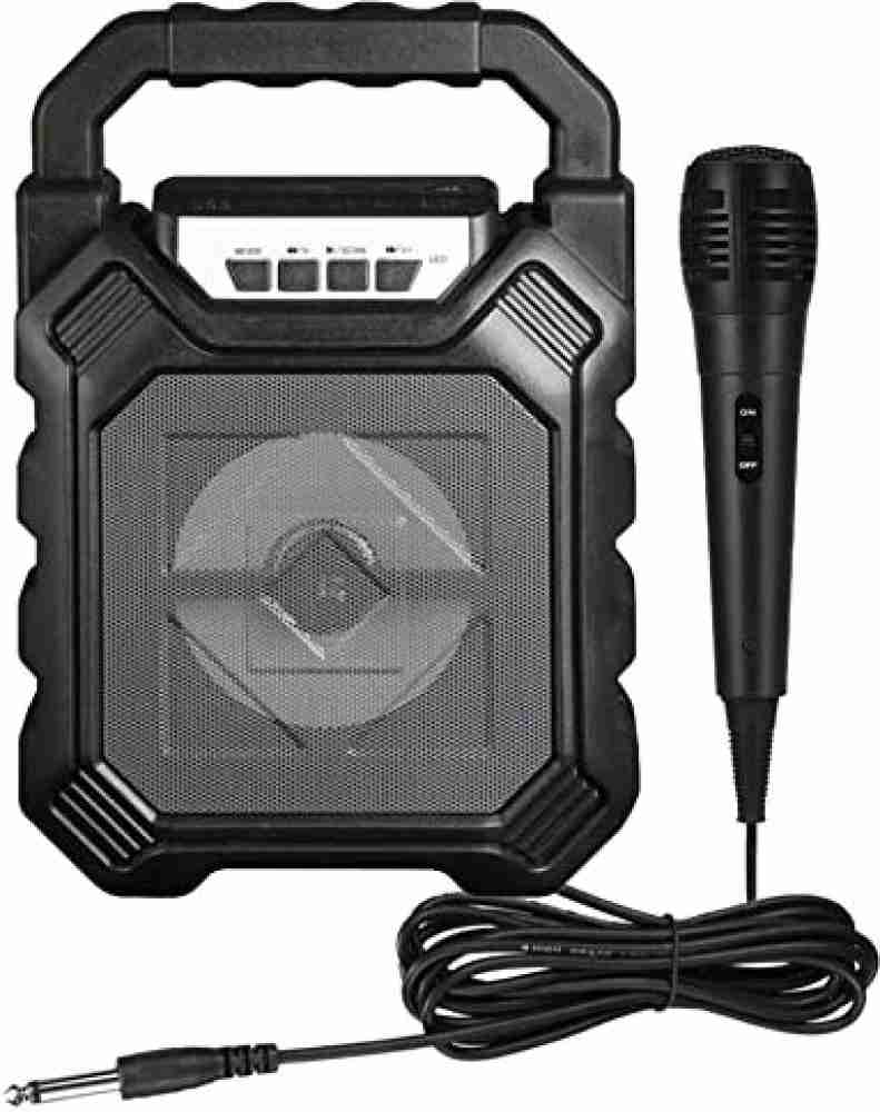 Buy TECHMAZE Song Series Wireless Speaker With Karaoke mic and 6 Hours  Battery Backup 10 W Bluetooth Speaker Online from