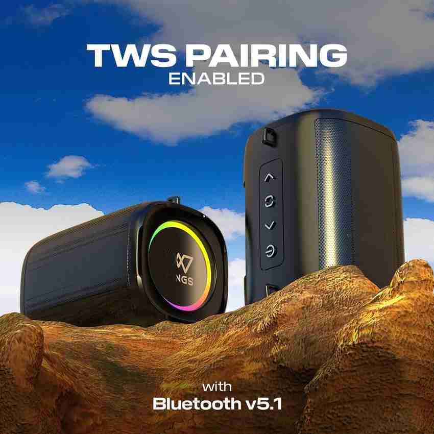 Buy WINGS Upbeat 101 Outdoor 5 Watt with RGB Lights 20 Hours