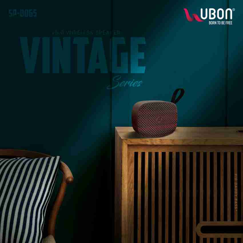 Buy Ubon SP 8065 Vintage Series 5 W Bluetooth Speaker Online from