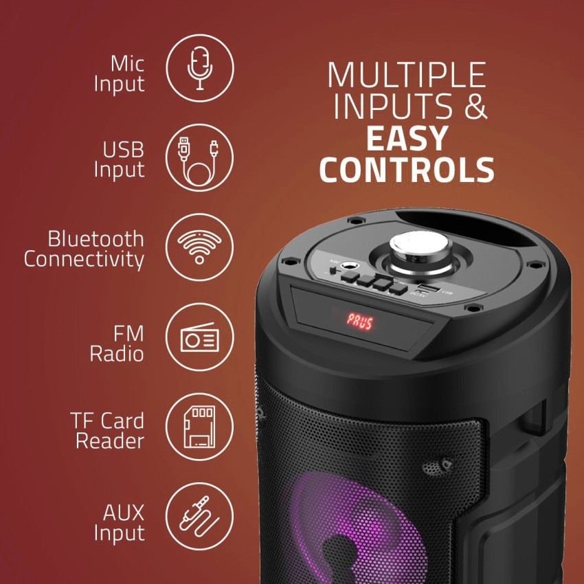 Enceinte bluetooth portable H-30 - USB ,Radio FM ,AUX, MIC - 30 W