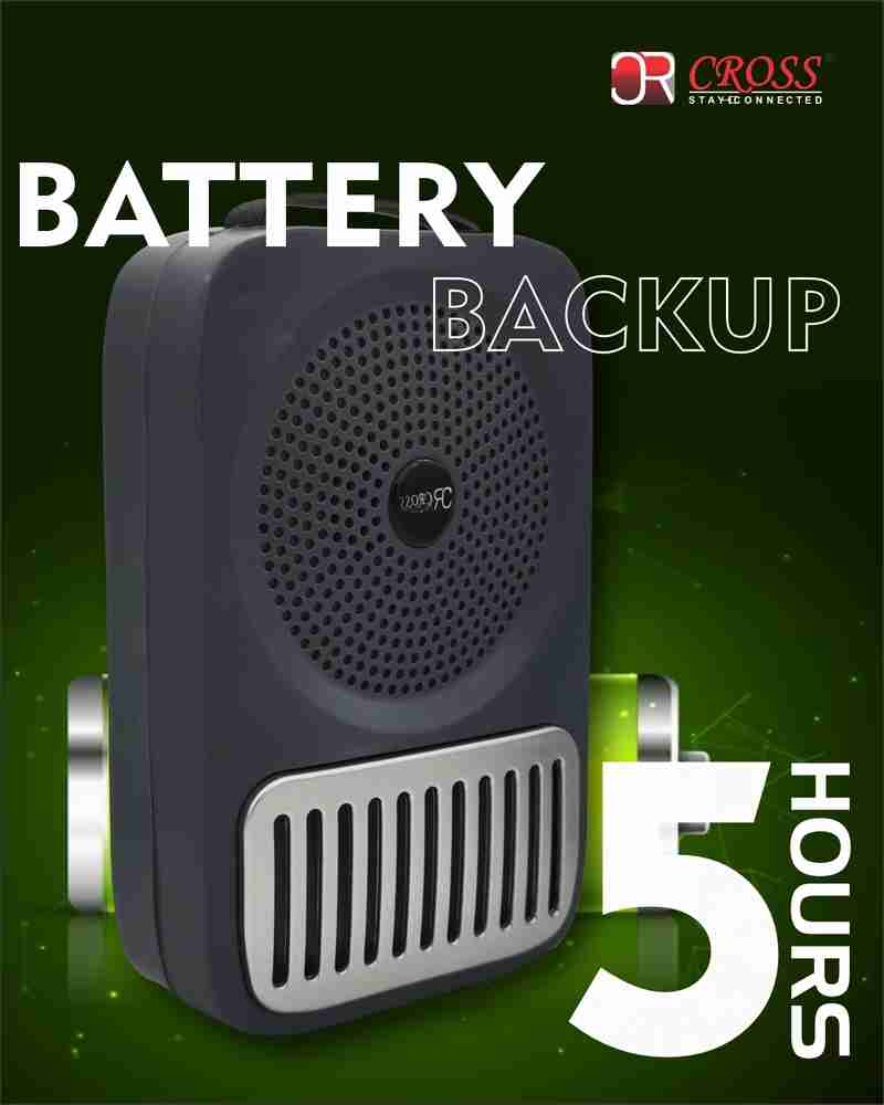 Cross bluetooth shop speaker