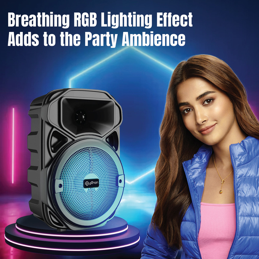 Ptron bluetooth speaker shop flipkart