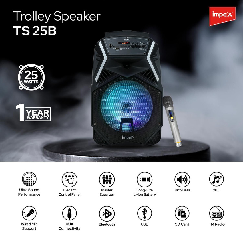 Impex speaker shop with mic