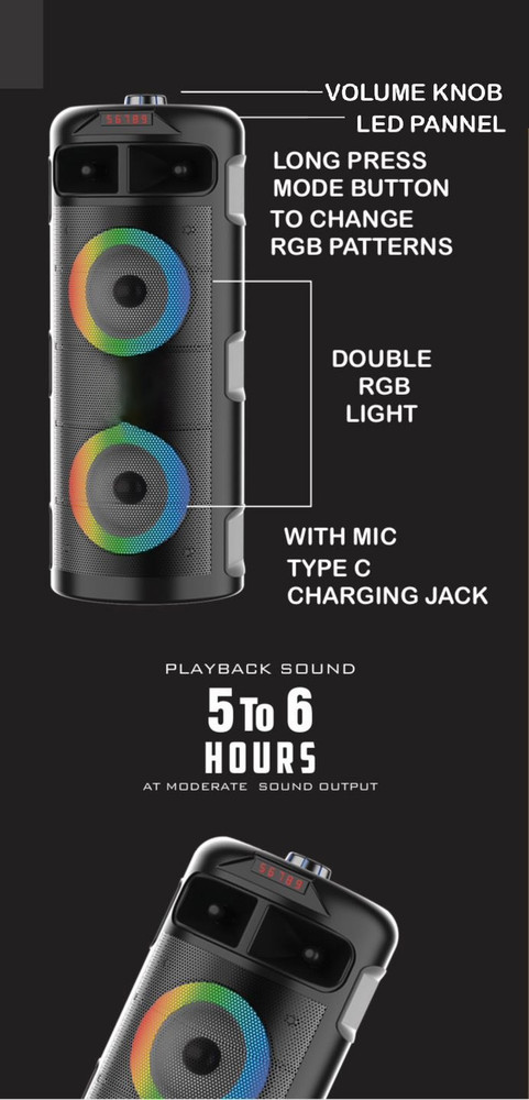 Big blue party speaker x sale