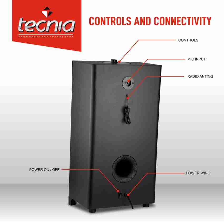 Tecnia tower hotsell speaker price