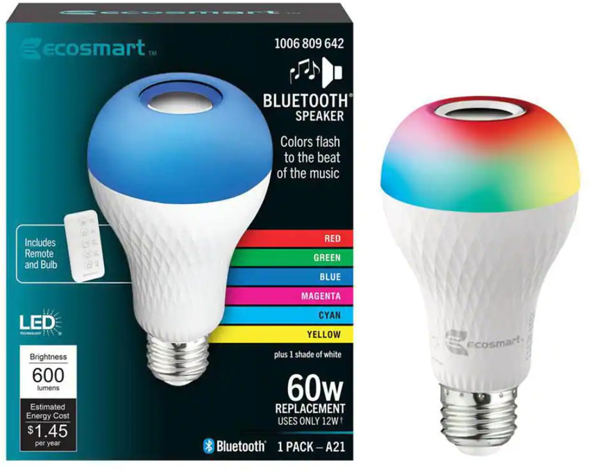 Enrg led shop bulb speaker