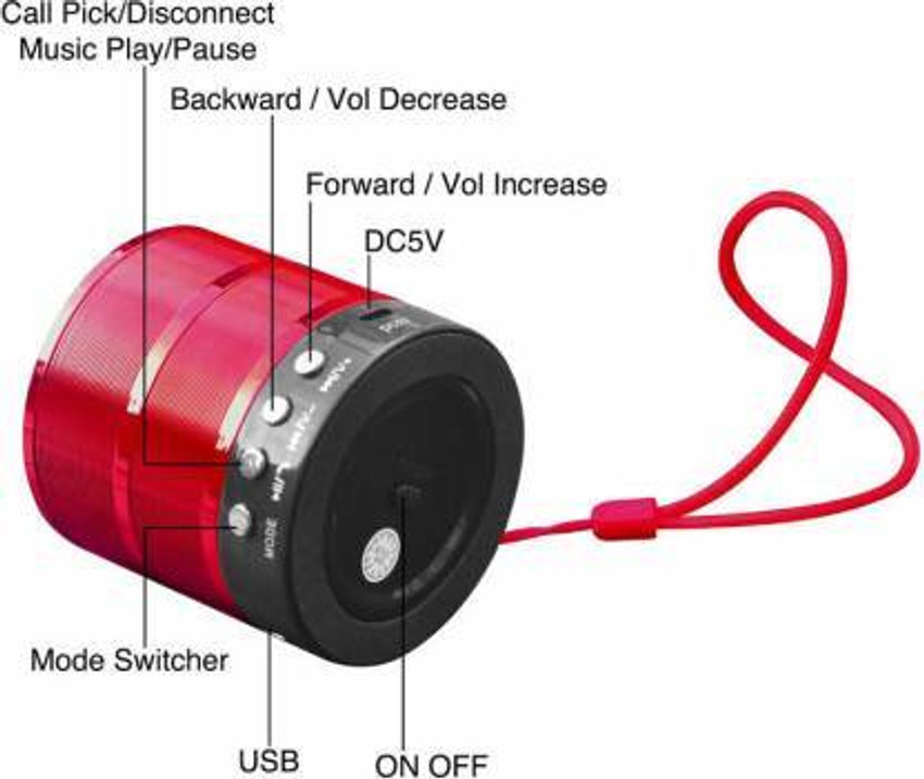 Ws 887 outlet bluetooth speaker battery