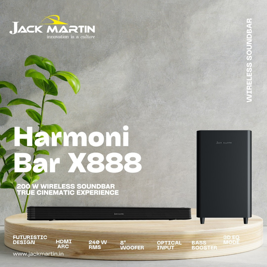 Buy Jack Martin HarmoniBar X 888 200W Soundbar System with