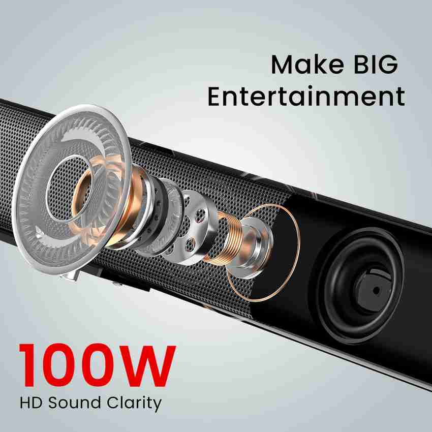 Soundbar with wired subwoofer sale