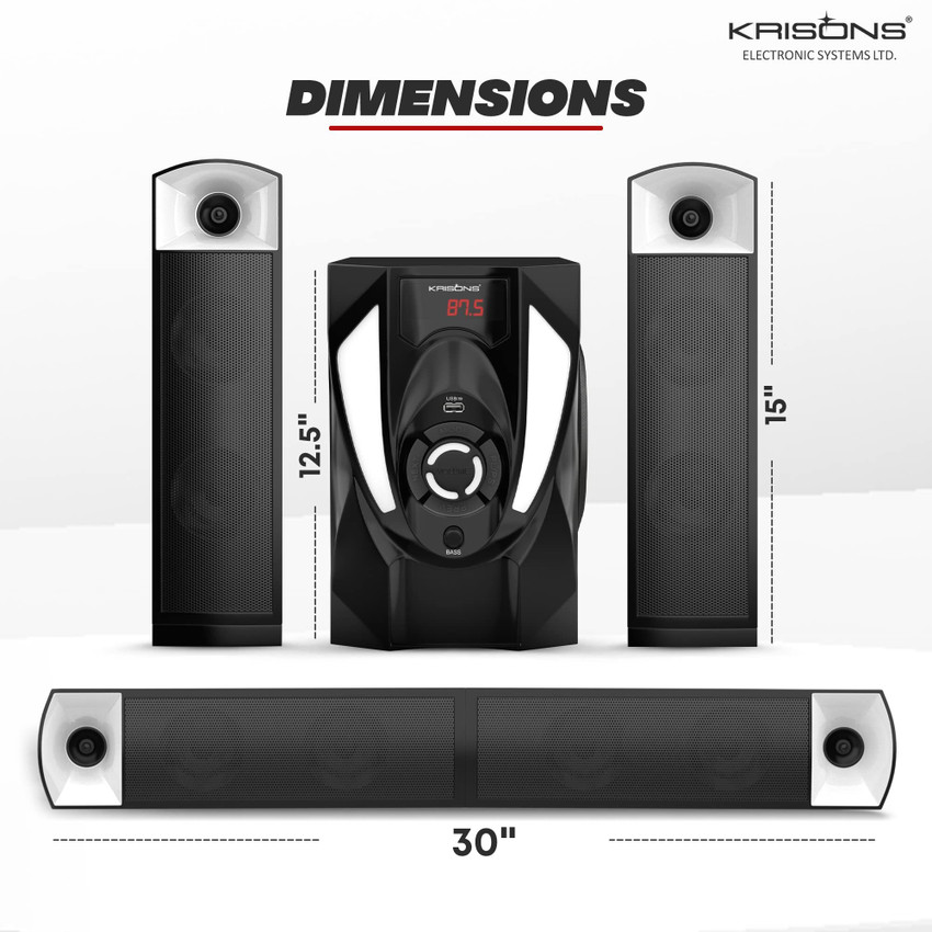 Buy KRISONS Superstar 4.1 Channel Home Theatre with