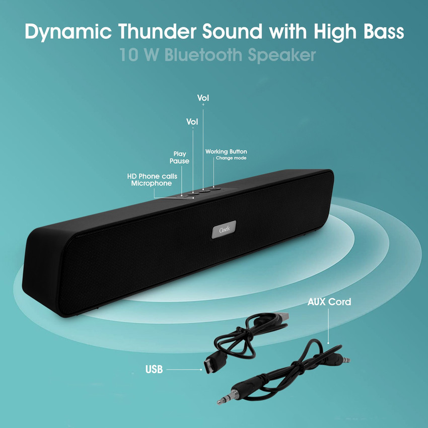 Sound bar bluetooth speaker sales