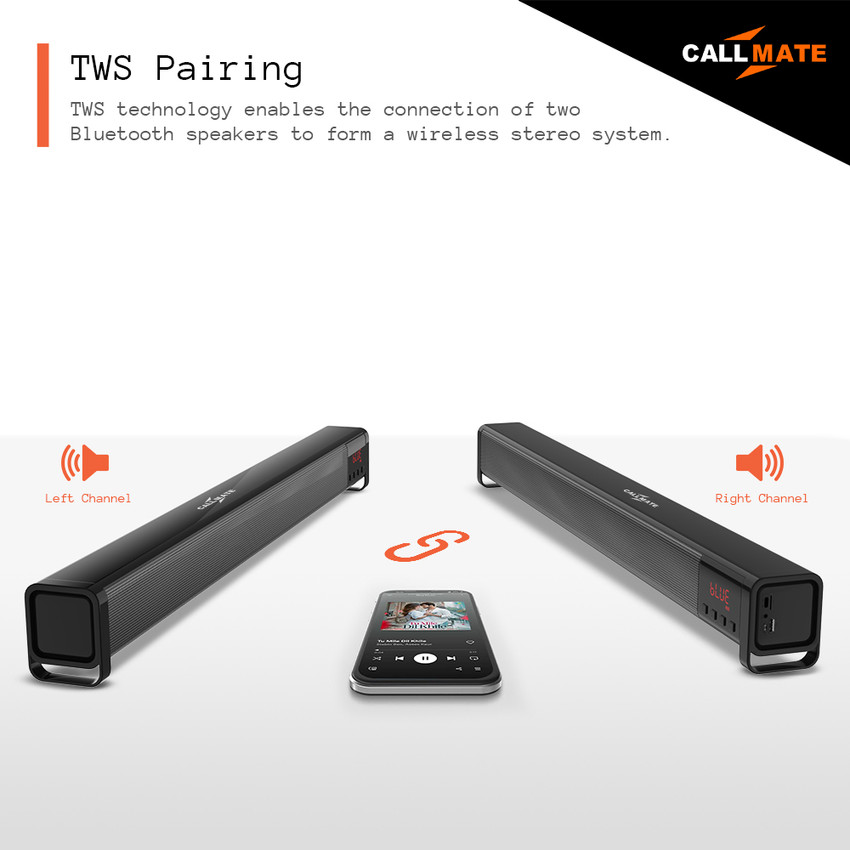 Soundbar with 2 subwoofers online