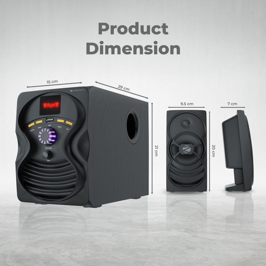 Zebronics omega 2.1 new arrivals