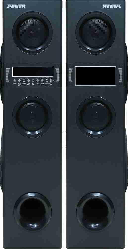 Q power tower speakers sales