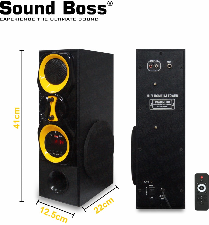 Buy Sound Boss Contra 1.1 40 W Bluetooth Tower Speaker Online from 