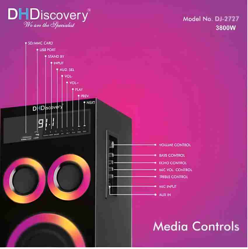 Dh discovery tower sales speakers price