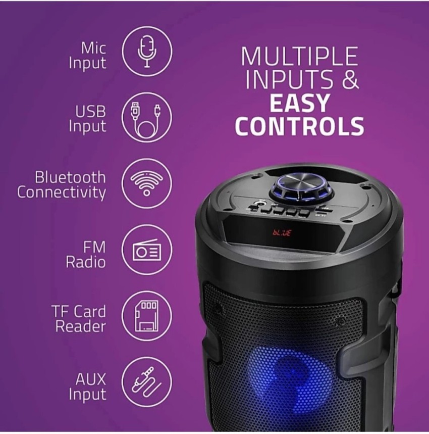 Buy kw brands Built-in Amplifier and Mic Karaoke sound Bluetooth