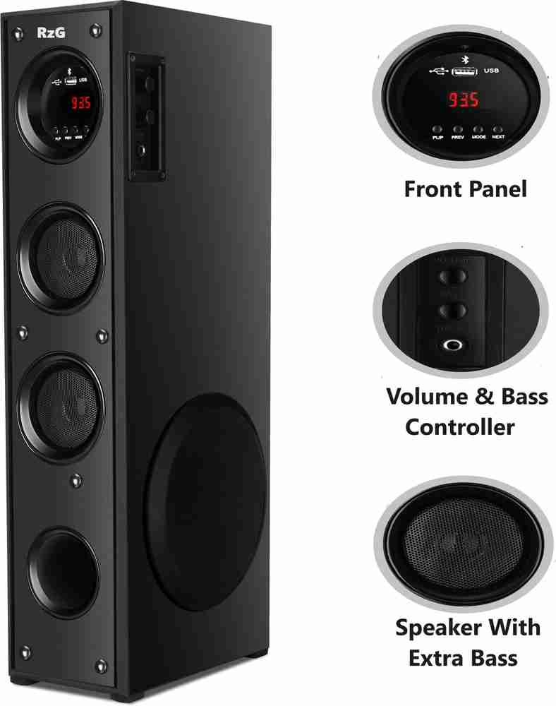 Buy RZG Party Speaker Home Theater System With Subwoofer Karaoke