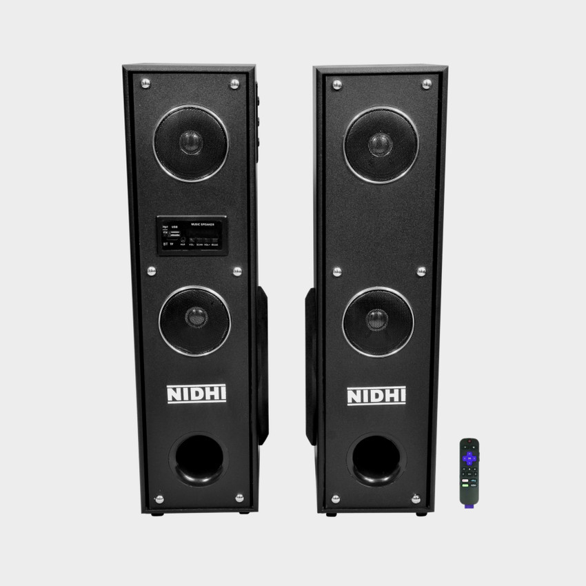 Buy Nidhi M21 RGB LED Double Tower 160 W Bluetooth Tower Speaker