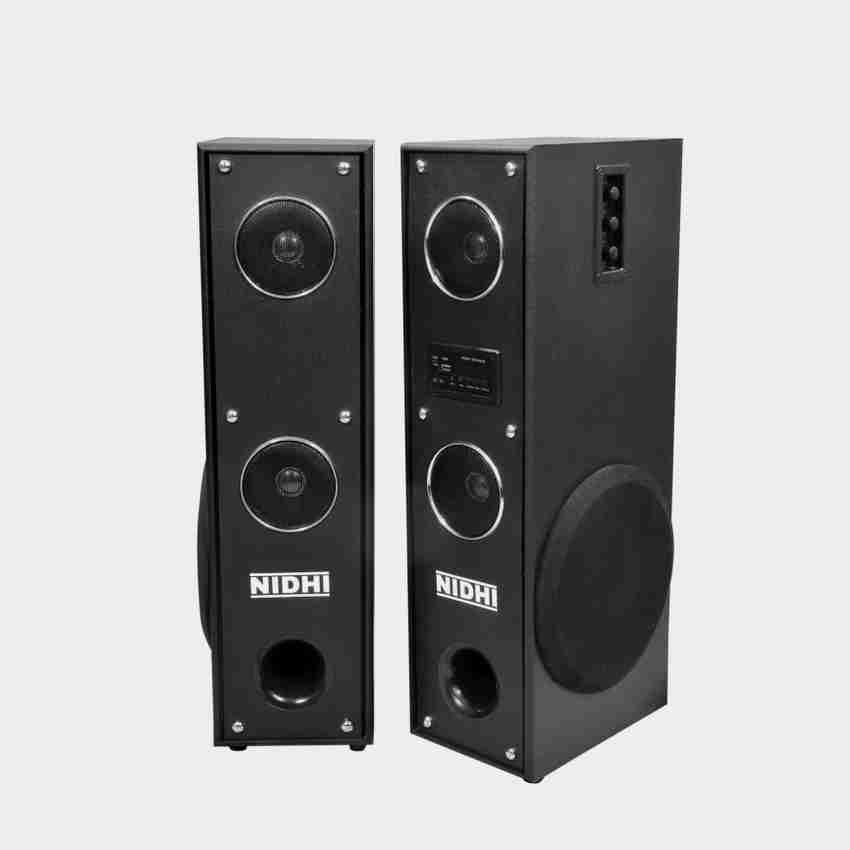 Buy Nidhi M21 RGB LED Double Tower 160 W Bluetooth Tower Speaker