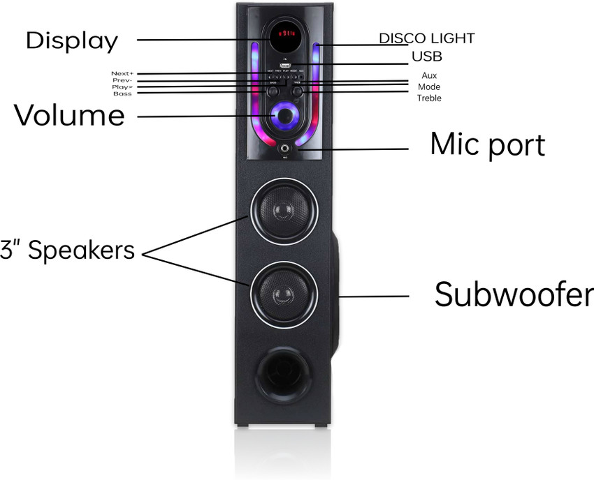 Altec lansing power duo bluetooth tower speaker discount set