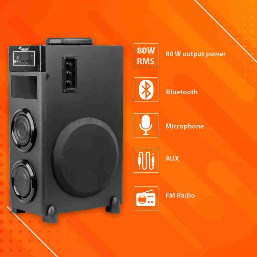 Innovative technology bluetooth tower speaker with hot sale fm radio