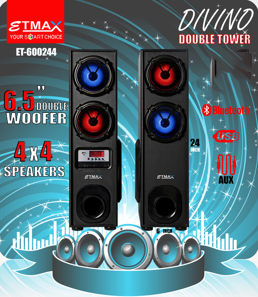 超高品質で人気の 200 ET-600244 Tower Twin DIVINO etmax Buy W Tower Bluetooth ニンテンドー3DS/2DS