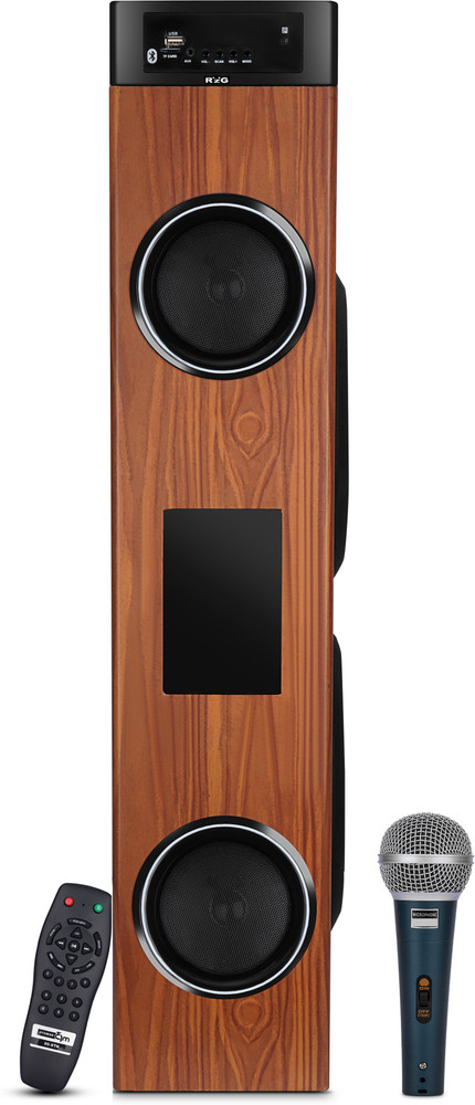 Buy RZG T 100 Pro With wired Mic Dj system Bt speaker home theater