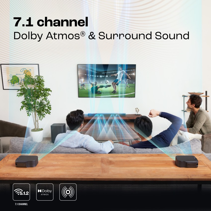JBL 720 W 5.1.2-Channel Soundbar With Detachable Surround Speakers