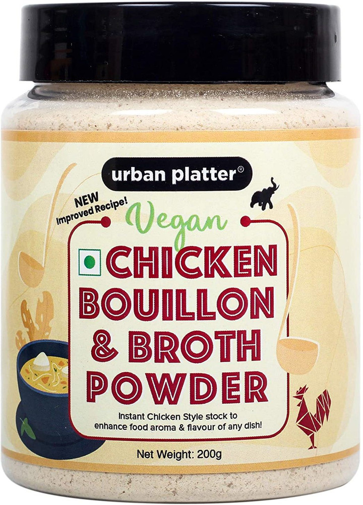 urban platter Vegan Chicken Bouillon Broth Powder 200g Instant