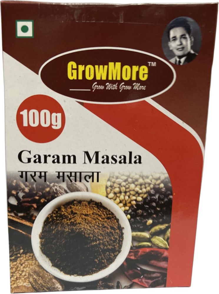 GROW MORE Garam masala Subzi masala 100 gm Each (pack of 2) Price in India  - Buy GROW MORE Garam masala Subzi masala 100 gm Each (pack of 2) online at