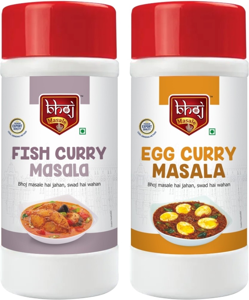 Bhoj Masale Fish Curry Egg Curry Masala Powder No Artificial Flavor Price in India Buy Bhoj Masale Fish Curry Egg Curry Masala Powder No Artificial Flavor online at Flipkart