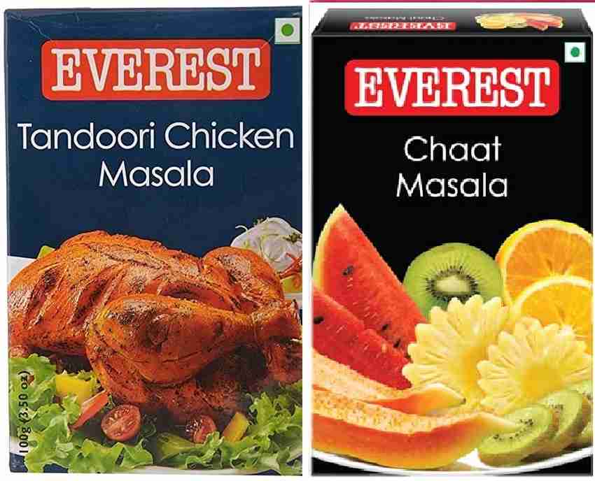 EVEREST Tandoori Chicken Masala,+chaat Masala Price in India - Buy EVEREST Tandoori  Chicken Masala,+chaat Masala online at Flipkart.com