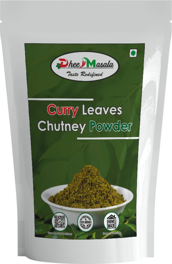 Dhee Masala Curry Leaves Chutney Powder Chutney Powder Price in India Buy Dhee Masala Curry Leaves Chutney Powder Chutney Powder online at Flipkart