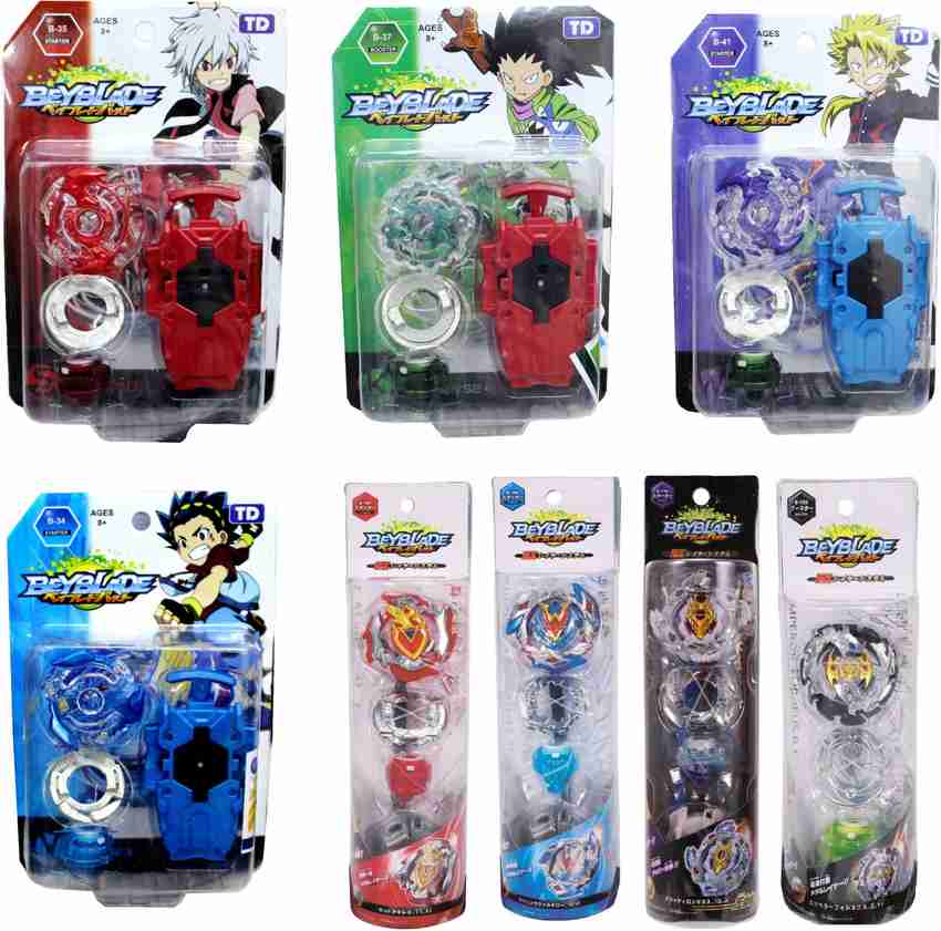 Beyblade set top with string launcher
