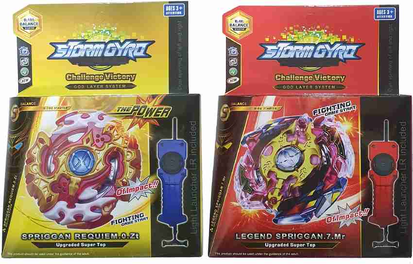 Beyblade Burst Takaratomy B-86 Legend Spriggan Spin Top w/ Light